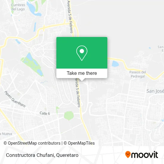 Constructora Chufani map
