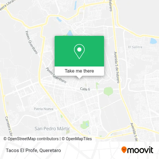 Tacos El Profe map