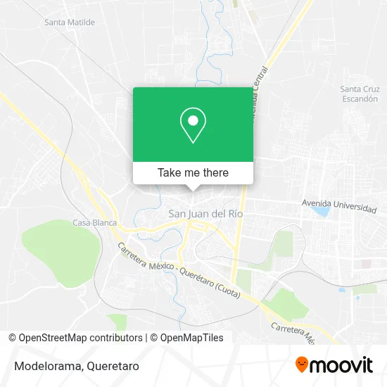 Modelorama map