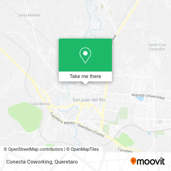 Conecta Coworking map