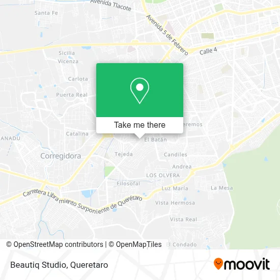 Beautiq Studio map