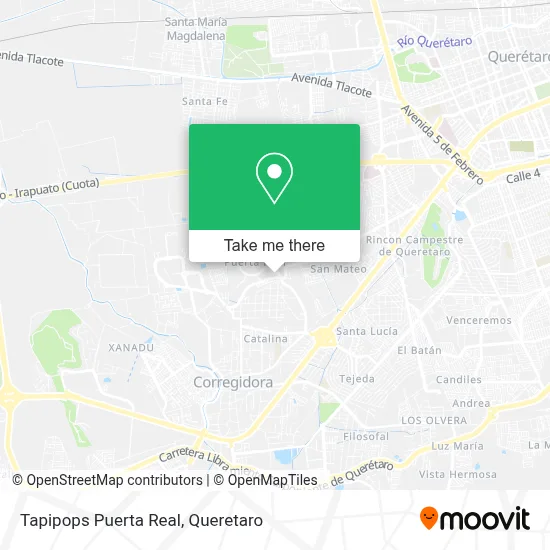 Tapipops Puerta Real map