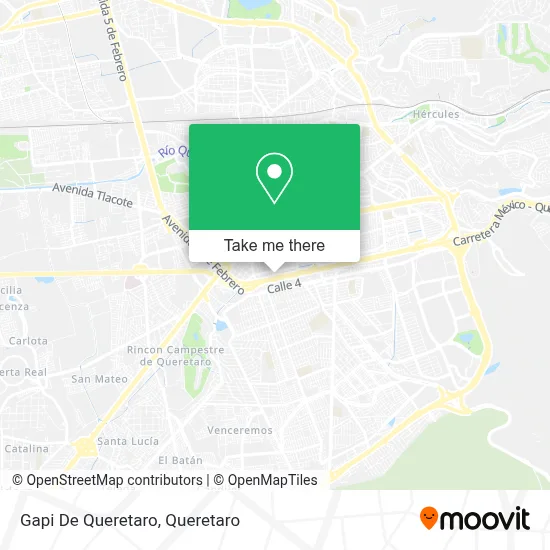 Gapi De Queretaro map