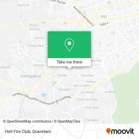 Hell Fire Club map