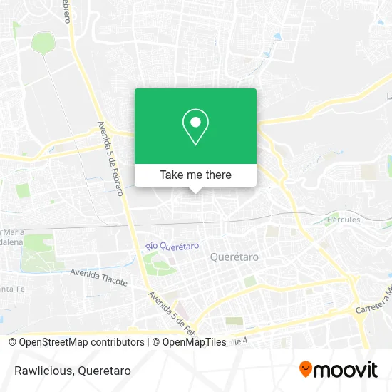 Rawlicious map