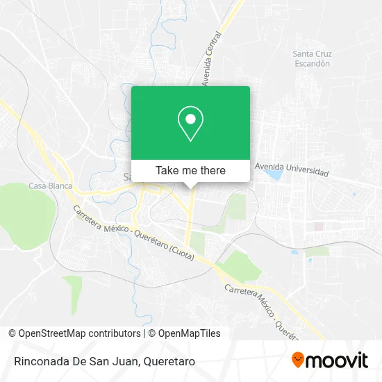 Rinconada De San Juan map