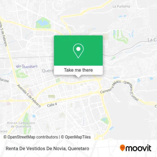 Renta De Vestidos De Novia map