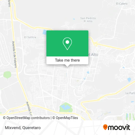Mixvend map
