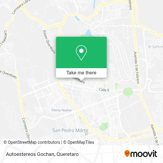 Autoestereos Gochan map