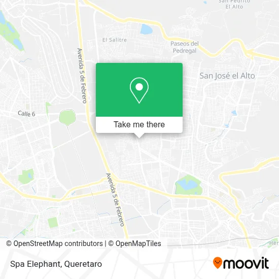Spa Elephant map