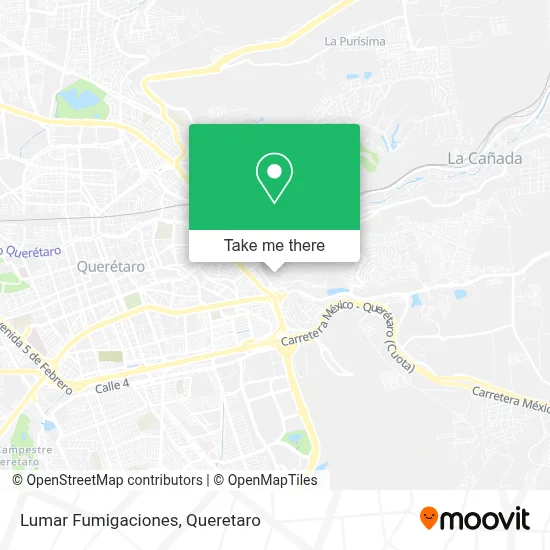 Lumar Fumigaciones map
