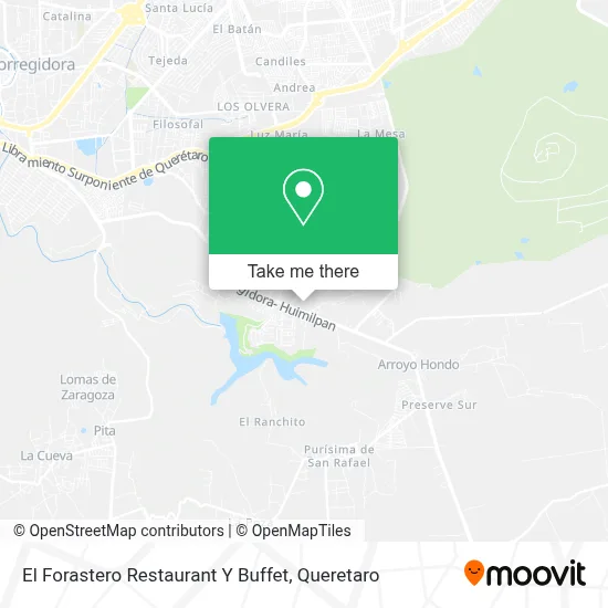 El Forastero Restaurant Y Buffet map