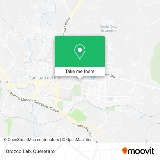 Orozco Lab map