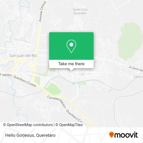 Hello Gorjeous map