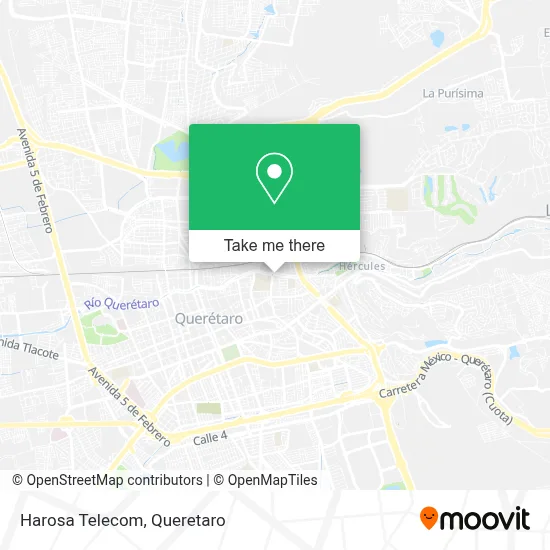 Harosa Telecom map