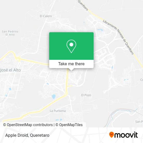 Apple Droid map
