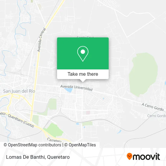 Lomas De Banthi map