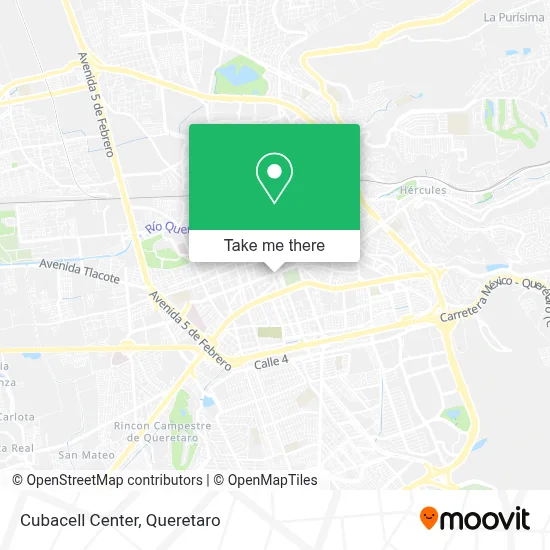 Cubacell Center map