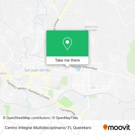 Centro Integral Multidisciplinario/ Fi map