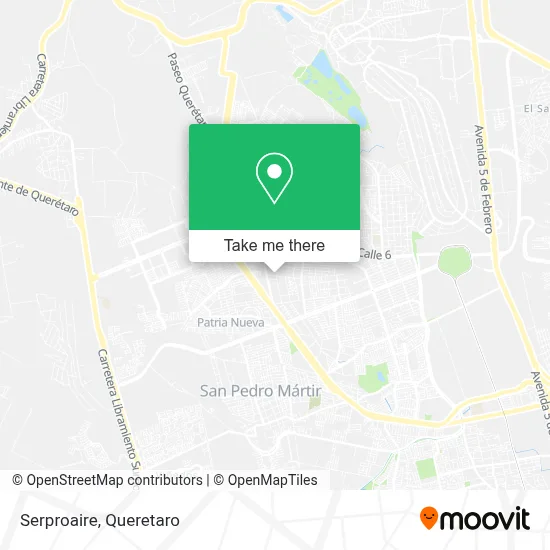 Serproaire map