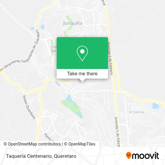 Taquería Centenario map