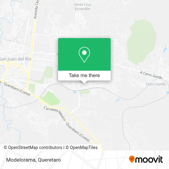 Modelorama map