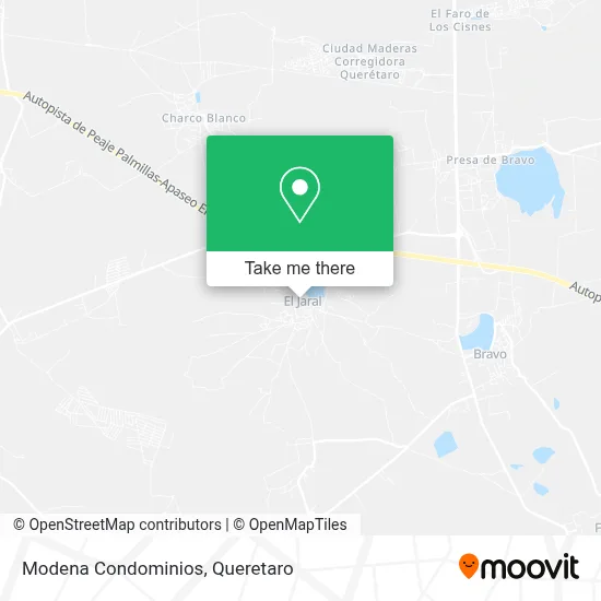 Modena Condominios map