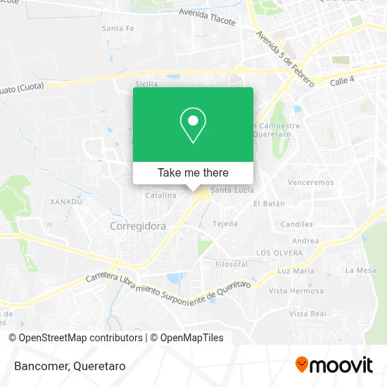 Bancomer map