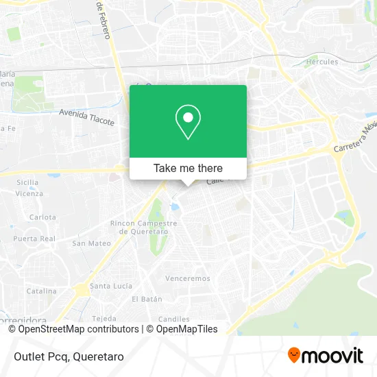 Outlet Pcq map