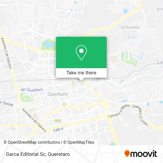 Garca Editorial Sc map