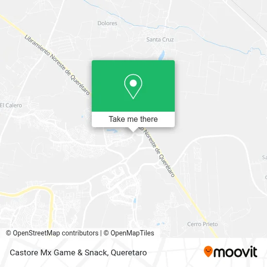 Castore Mx Game & Snack map
