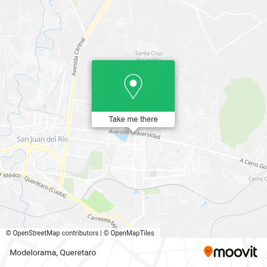 Modelorama map