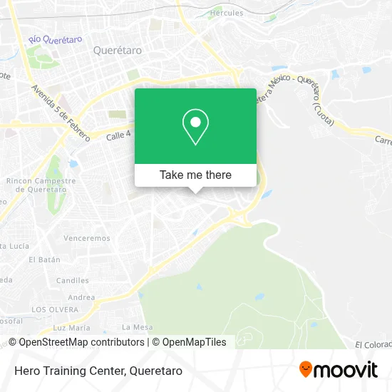 Hero Training Center map