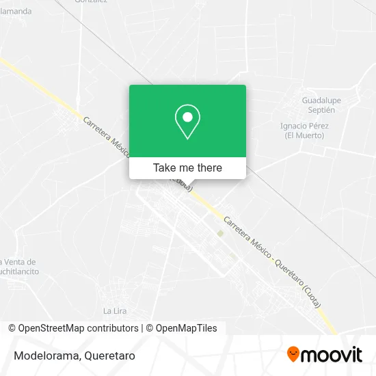 Modelorama map