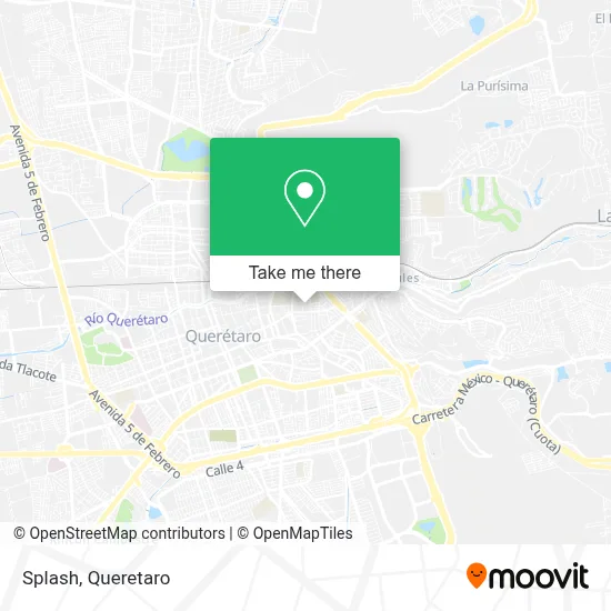 Splash map