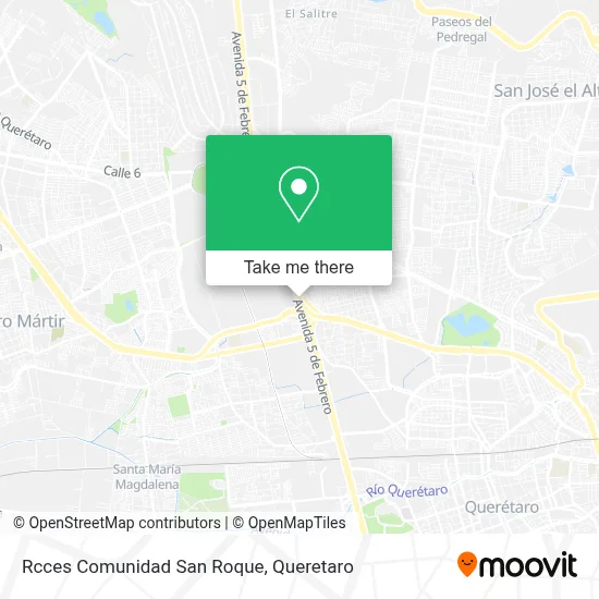 Rcces Comunidad San Roque map