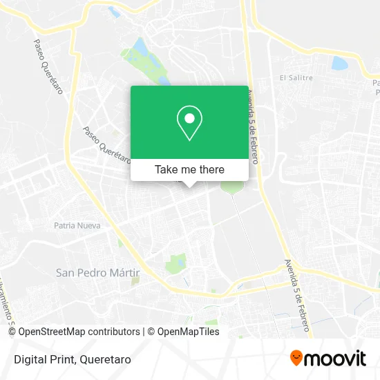 Digital Print map