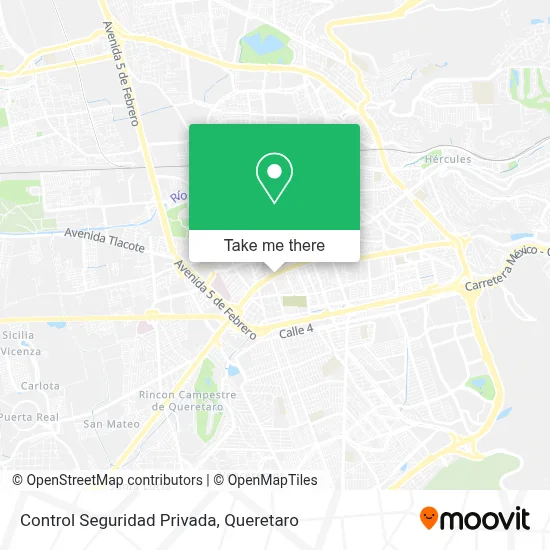 Control Seguridad Privada map