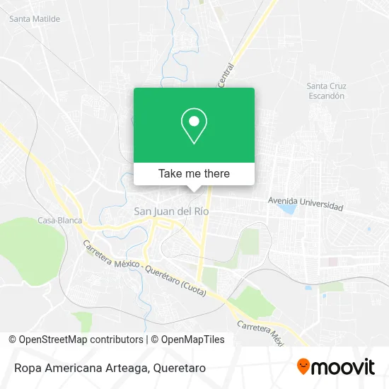 Ropa Americana Arteaga map