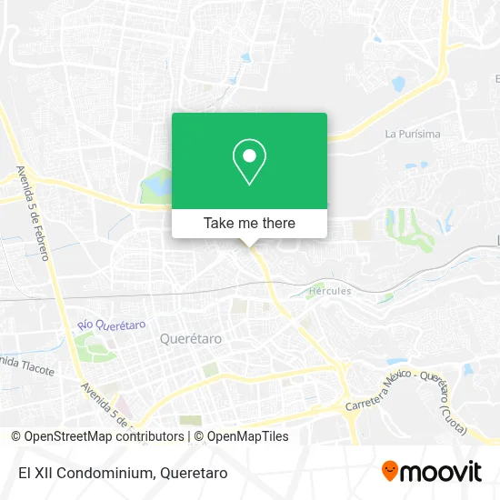 El XII Condominium map