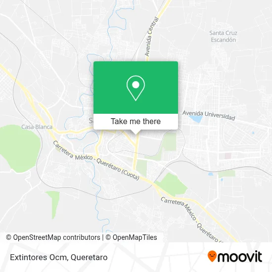 Extintores Ocm map