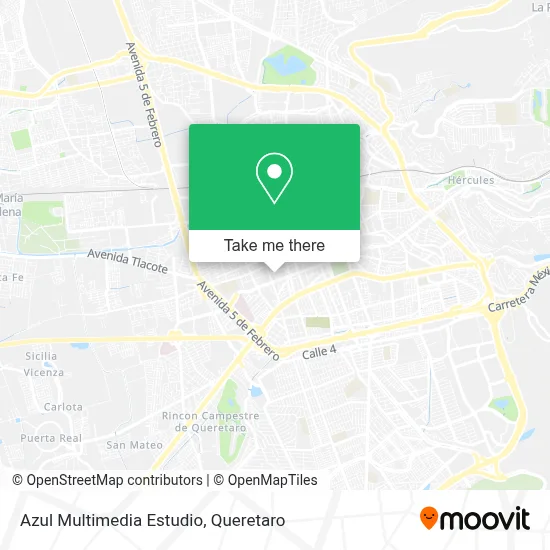 Azul Multimedia Estudio map