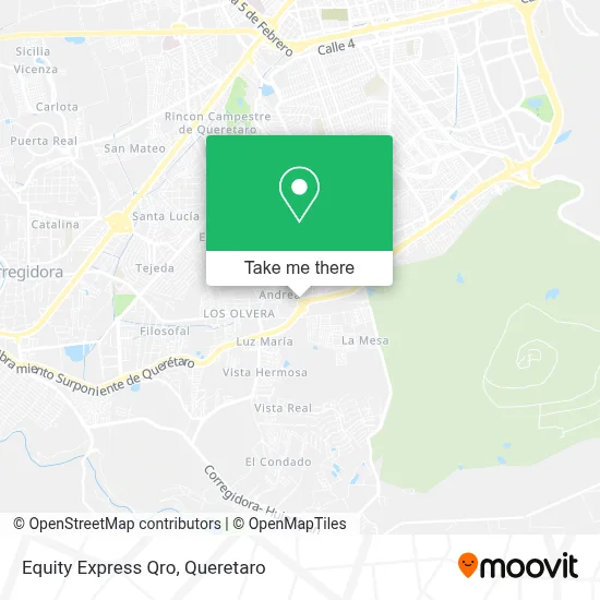 Equity Express Qro map