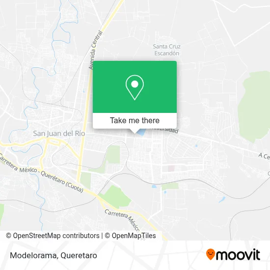 Modelorama map