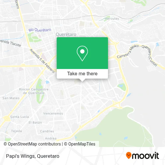 Papi's Wings map