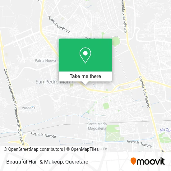Beautiful Hair & Makeup map