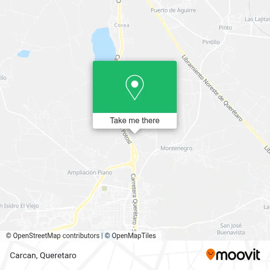 Carcan map