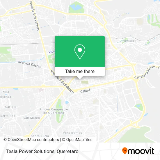 Tesla Power Solutions map