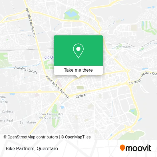 Bike Partners map