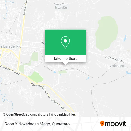 Ropa Y Novedades Mago map